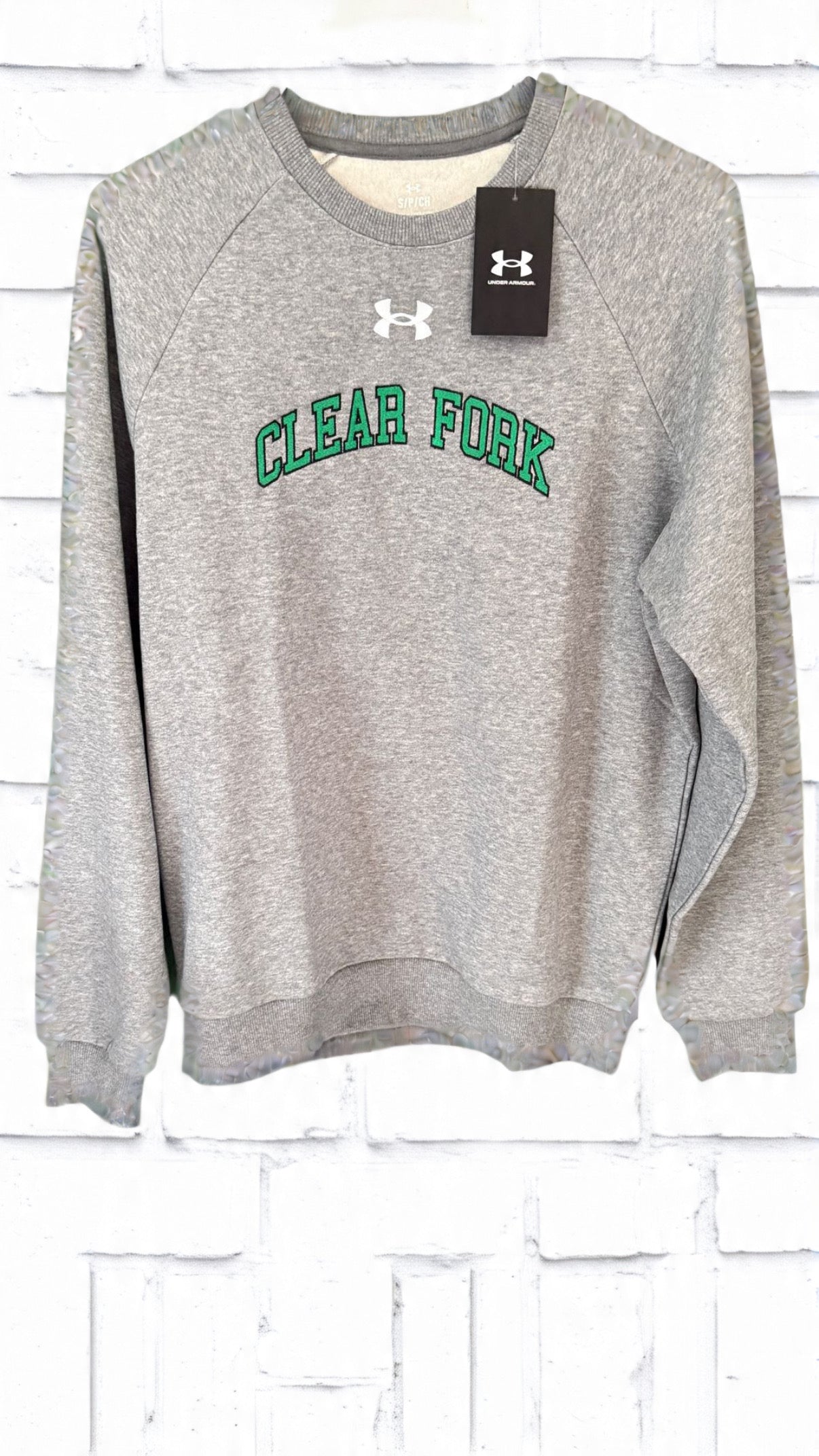 Grey Clear Fork Crewneck